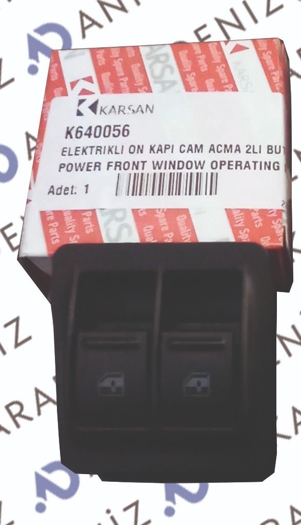 Karsan Elektrikli Ön Kapı Cam Açma 2Li Buton J10 K640056