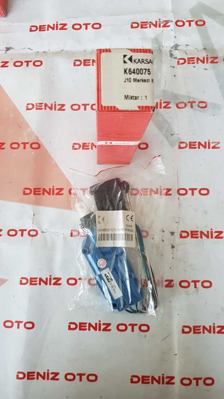Karsan Merkezi Kilit Elektrik Motoru Sol 4 Soketli J10 K640075