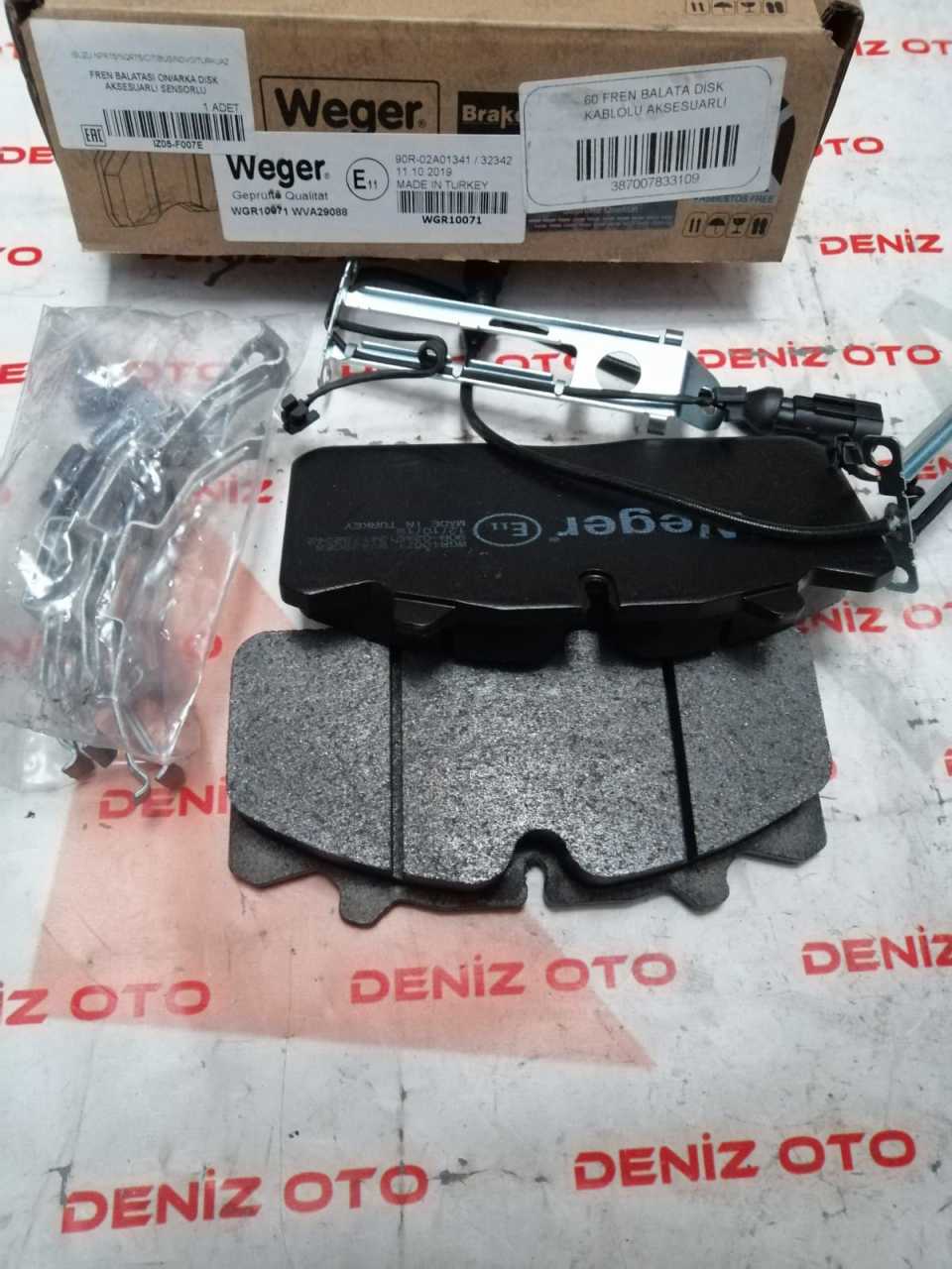Isuzu Nqr 70 A/S Turkuaz Fren Balata Disk