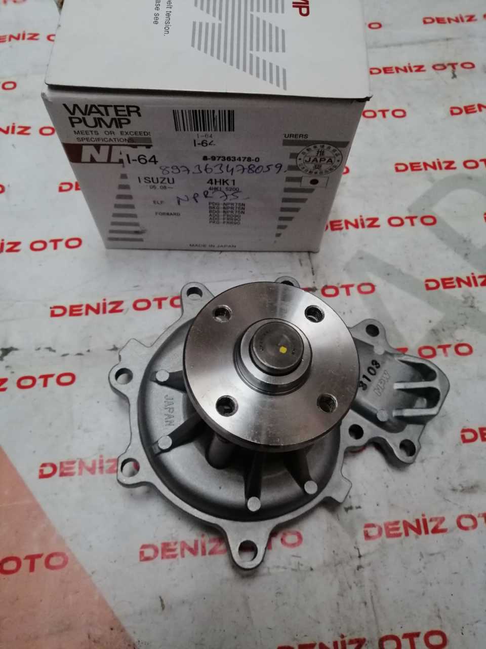 Isuzu NQR Su Pompası