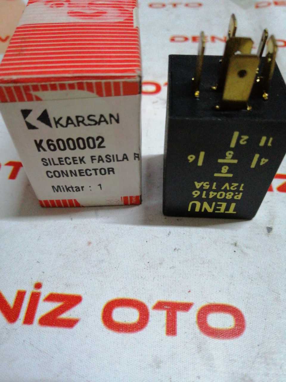 Karsan Röle Silecek Fasılalı Braketisiz K600002