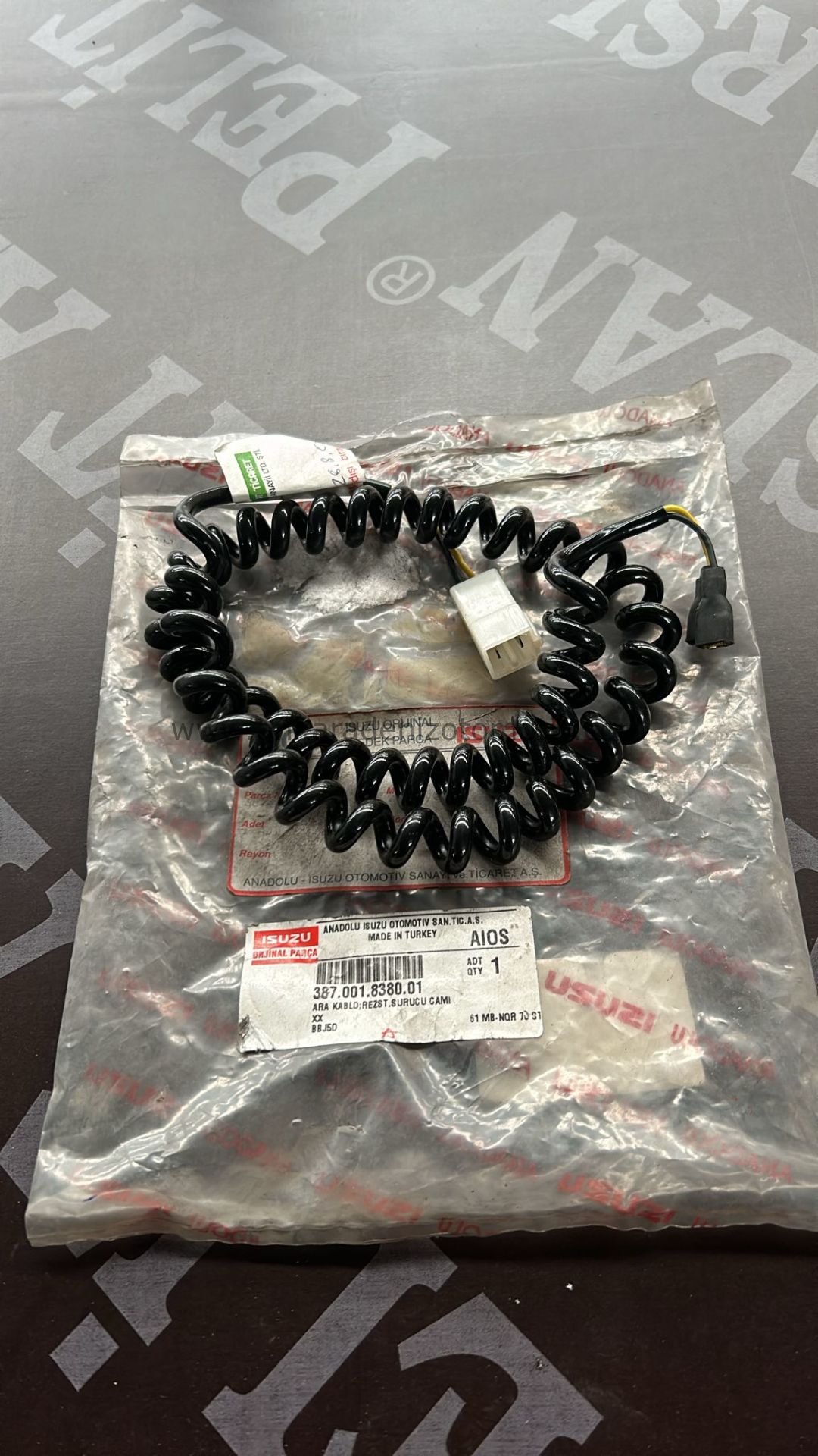 Isuzu NQR 70 Std Turkuaz Ara Kablo Rezst.Surucu Camı