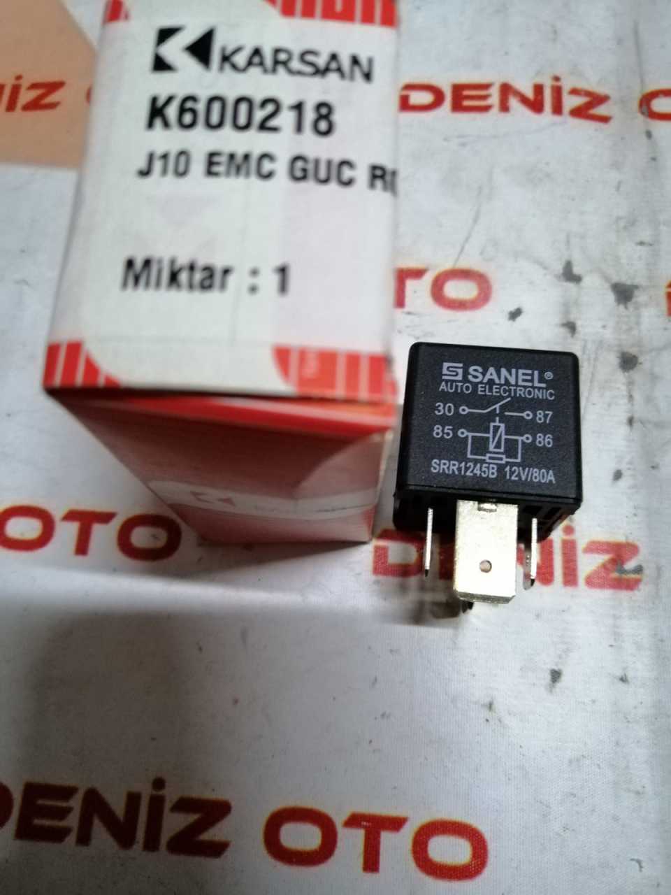 Karsan Emc Güç Rölesi Sr1245 12V 70A K600218