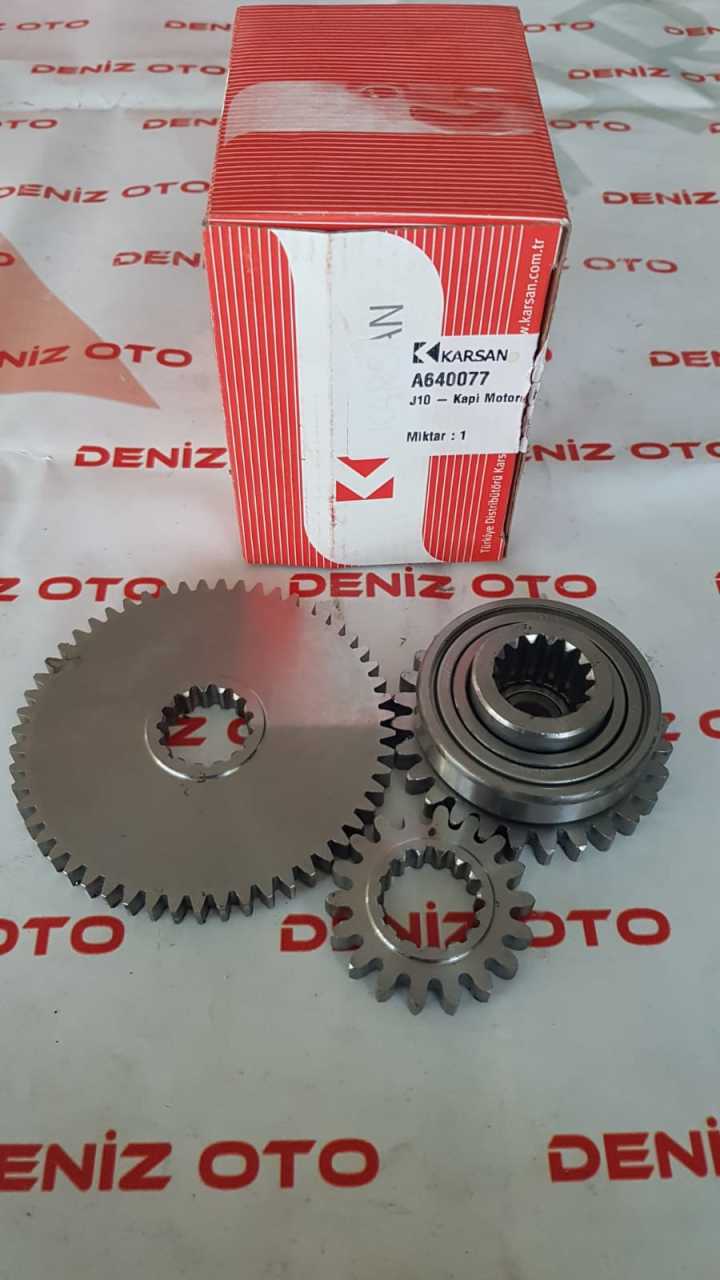 Karsan Kapı Motoru Mekanizması Dişli Seti 3 Lü Eski Versiyon A640077